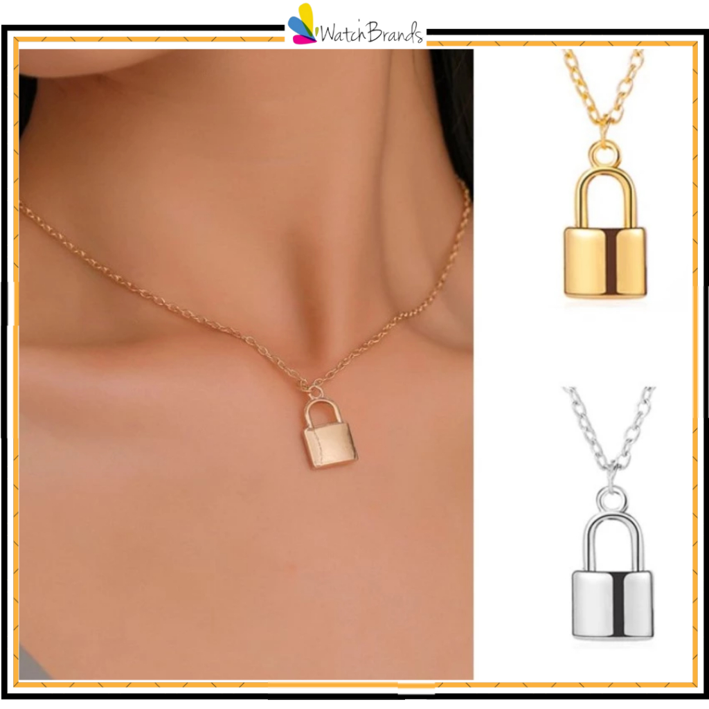 Wbs สร้อยคอผู้หญิงกุญแจสร้อยคอสร้อยคอไทเทเนียมแฟชั่นผู้หญิง Retro Simple KL001