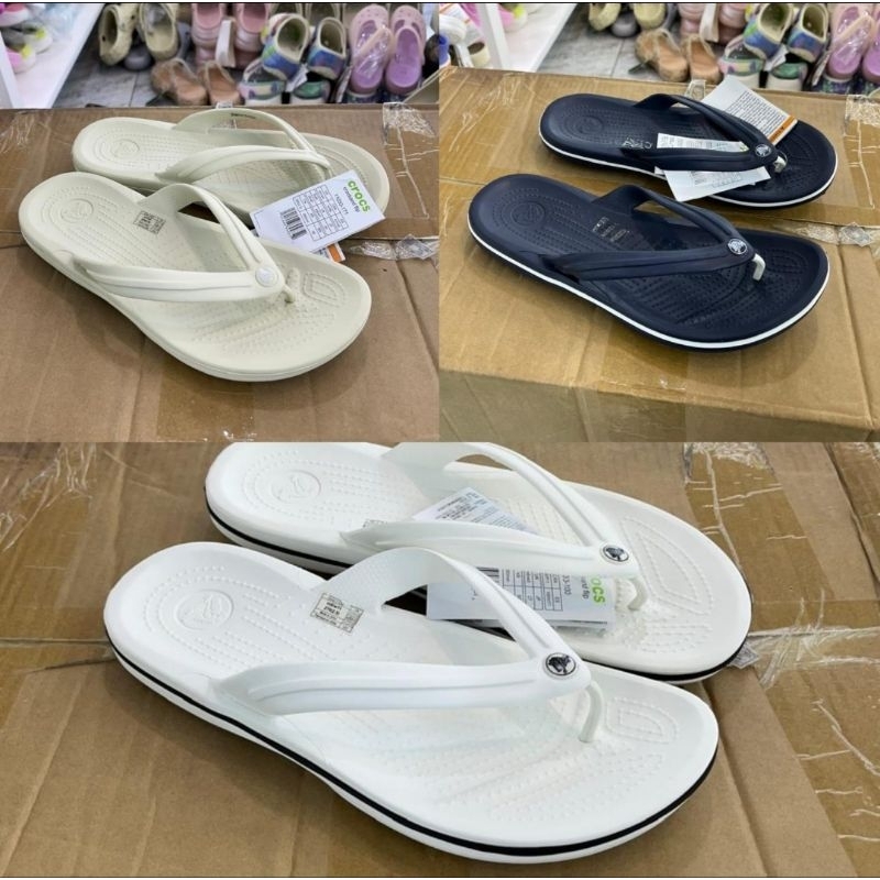 รองเท้าแตะผู้ชายและผู้หญิง / Crocs Bandflip unisex / รองเท้าแตะ Crocs Bandflip / เหมาะสําหรับผู้ชายแ