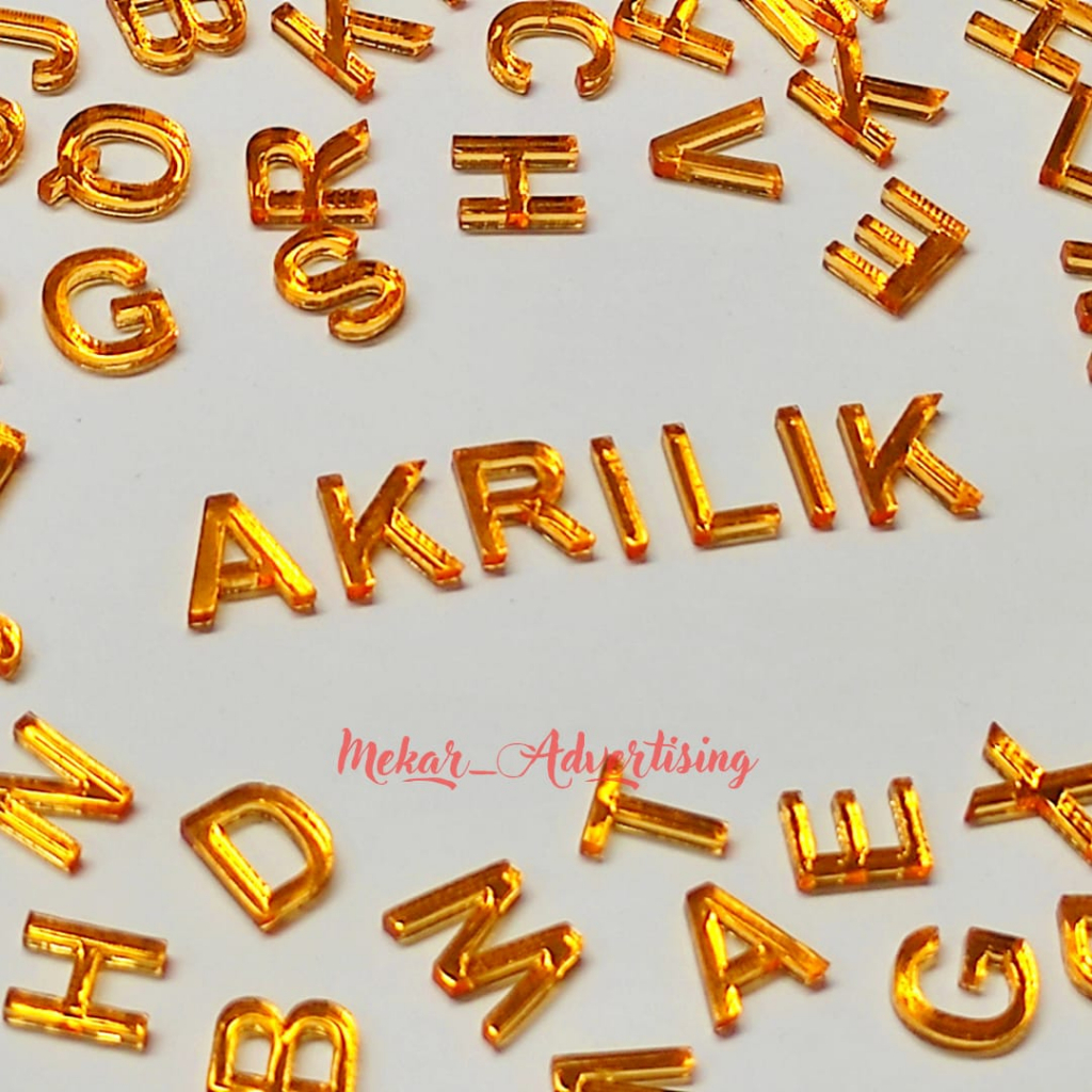 CUSTOM GOLD ACRYLIC LETTERS | หมายเลขอะคริลิกสีทองที่กําหนดเอง | CUSTOM GOLD ACRYLIC ALPHABET LETTER