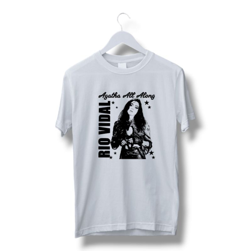 เสื้อยืด Rio Vidal Agatha All Along - Distro Custom ของผู้ชายและผู้หญิงธรรมดา