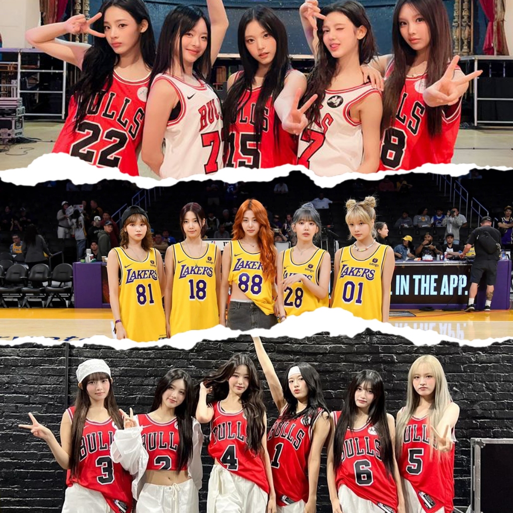 KPOP GIRLBAND เสื้อแข่งบาสเก็ตบอลเกาหลี
