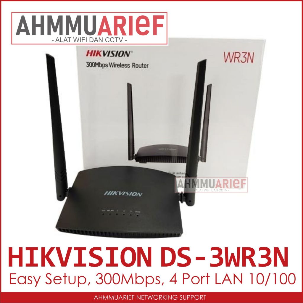 ROUTER WIRELESS ACCESS POINT WIFI REPEATER HIKVISION WR3N DS-3WR3N เราเตอร์ไร้สาย 300M รองรับ IPTV H