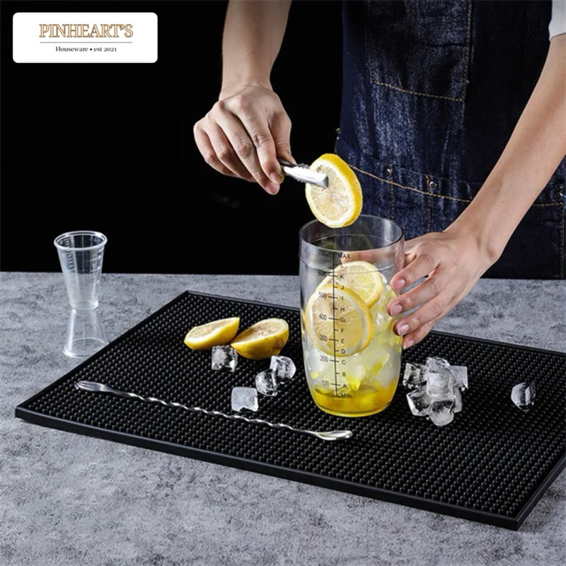 BAR MAT RUBBER SPILL PROOF ANTISLIP GLASS MAT SILICONE RUBBER MAT - TY3 | บาร์ เกินไป