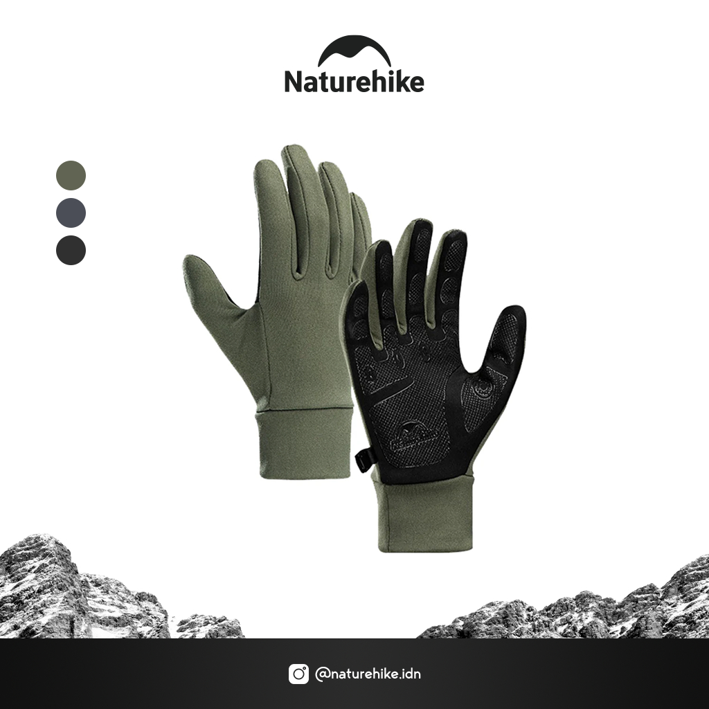 Naturehike NH20FS032 GL10 ถุงมือกันลื่นมัลติฟังก์ชั่น