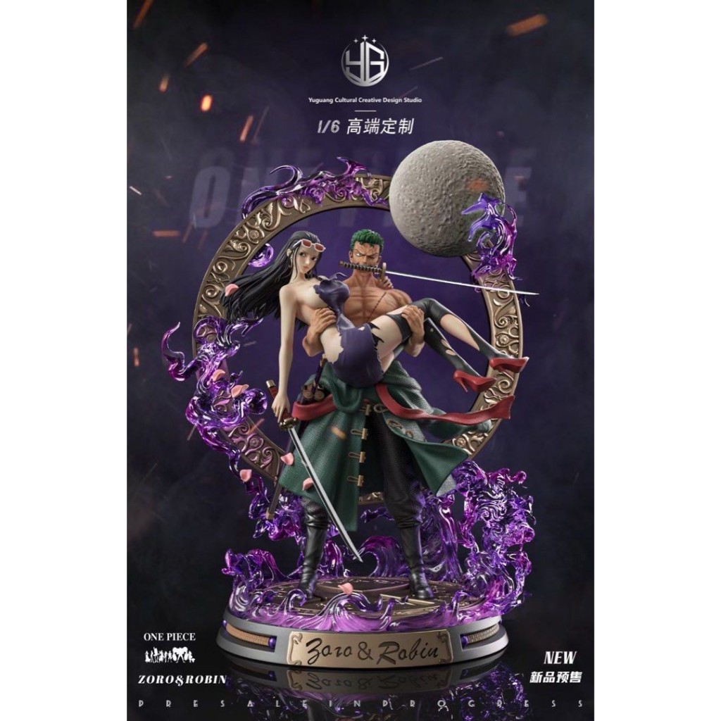 YG Design Studio Zoro & Robin One Piece Figure Statue