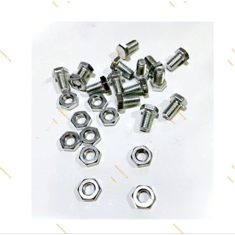 SIKU M8x15 Hole Angle Bolt / Iron Hole Angle Bolt Nut / Stainless Steel Rack Angle Bolt