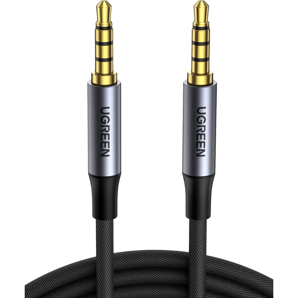 UGREEN CABLE AUDIO 4-POLE 3.5MM M/M 2M สีดํา