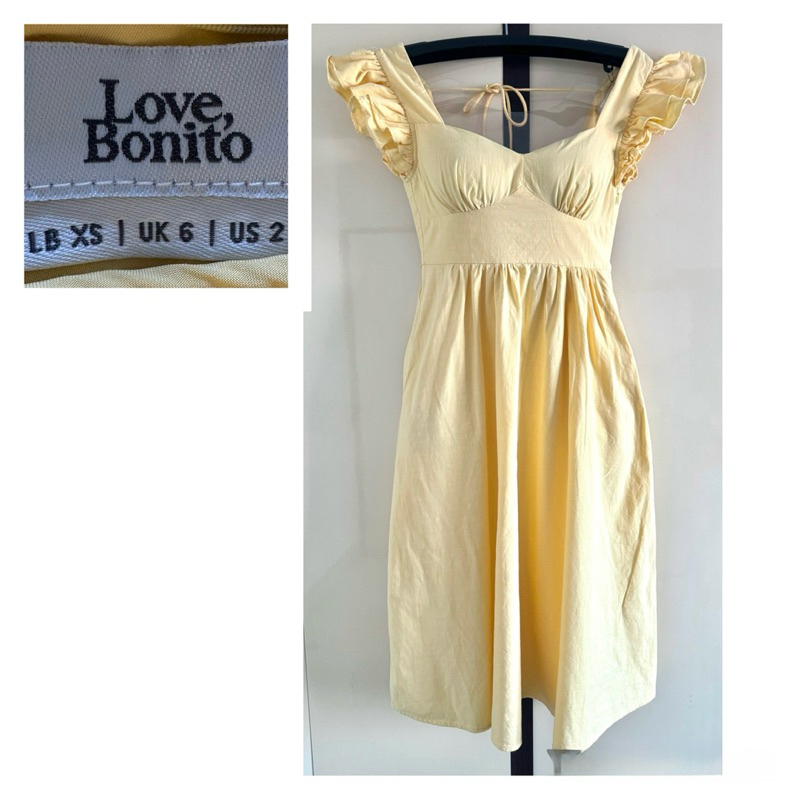 Love Bonito Luella Yellow Cushion Yellow Dress