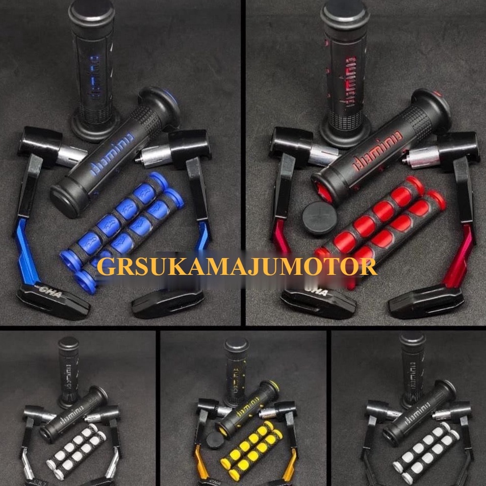 Best GR PACKAGE ACC STANG proguard แฮนด์หุ่นยนต์ โดมิโนสเกล ด้ามจับยาง 3in1 ใช้ได้กับรถมอเตอร์ไซค์ทุ