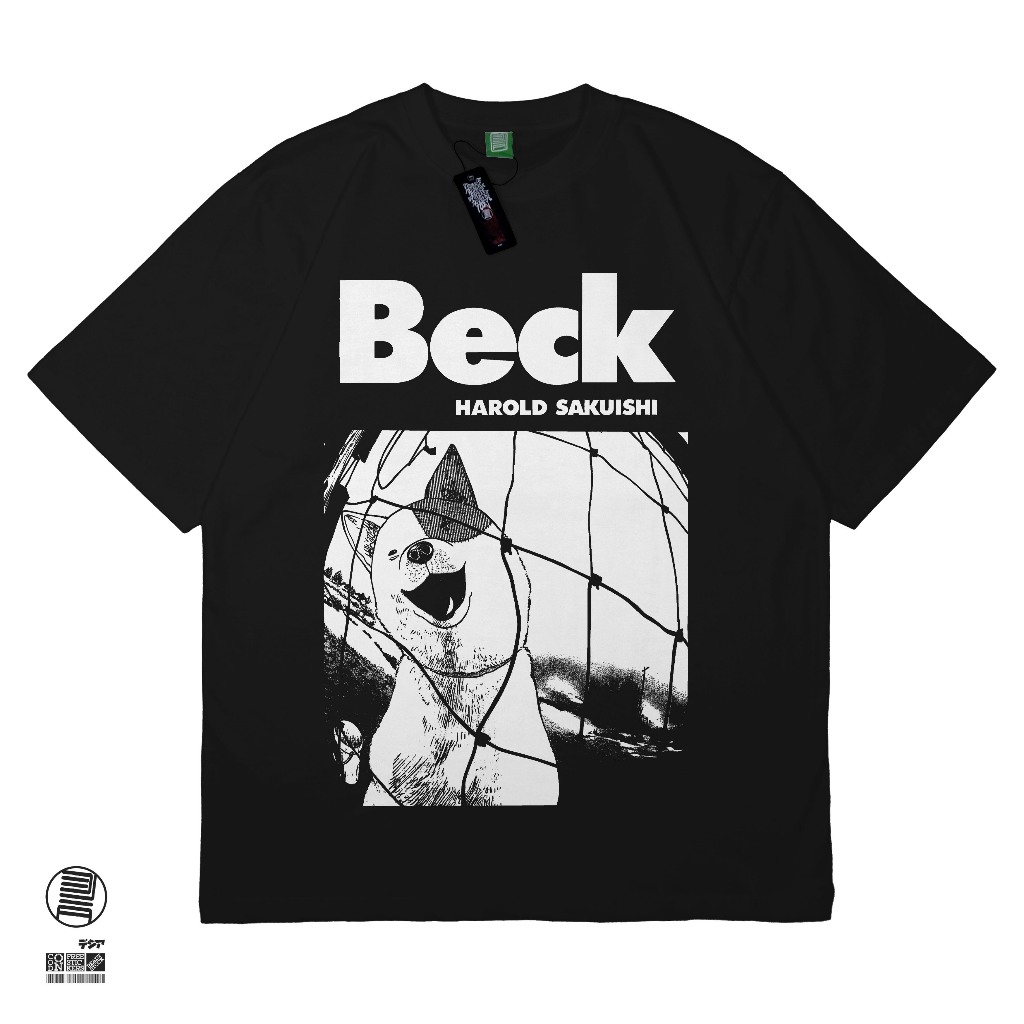 เสื้อยืด Beck มองโกเลีย Chop Squad Band เพลงอะนิเมะมังงะ Wibu ญี่ปุ่นเสื้อยืดผ้าฝ้าย Combed 24s DJA ผ้า