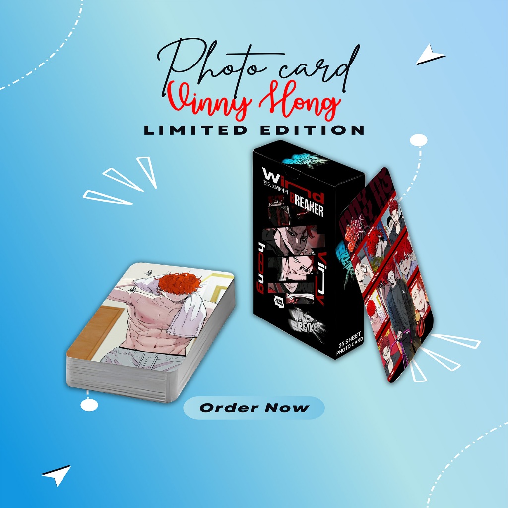 ชุดโฟโต้การ์ด VINNY HONG WINDBREAKER PREMIUM 25 แผ่น
