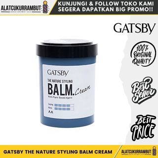 GATSBY The Nature Styling Balm Cream Minyak Rambut Pria 70 gram