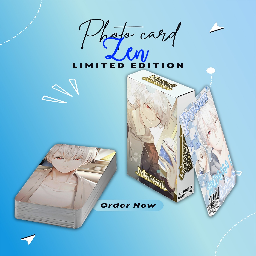 ZEN MYSTIC MESSENGER PREMIUM PHOTOCARD SET 25 แผ่น