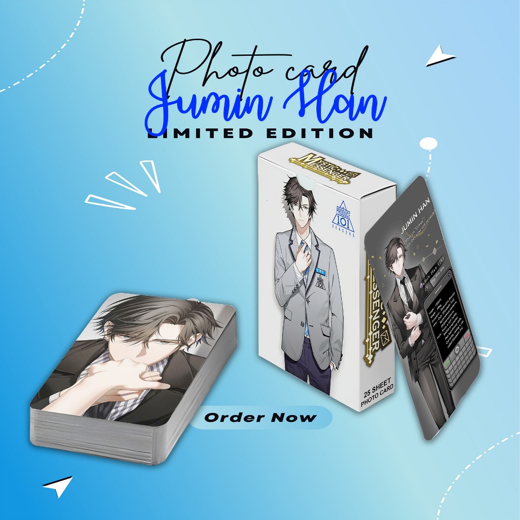 ชุดโฟโต้การ์ด JUMIN HAN MYSTIC MESSENGER PREMIUM 25 แผ่น