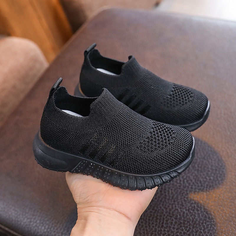 Newbstore SIZE 22-33 รองเท้าสลิปออนสําหรับเด็กหญิงและเด็กชายนําเข้าวัสดุถัก - NB029