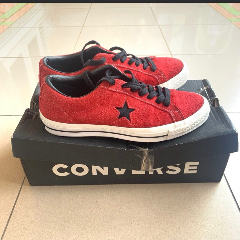 Converse one star anniv 45 สีแดง มือสอง ไม่ใช่ Sean pablo