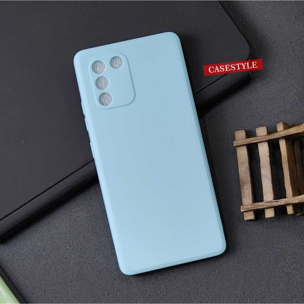 Samsung A91 Samsung S10 Lite Softcase Candy Macaron Square Plain Case Samsung A91 Samsung S10 Lite -