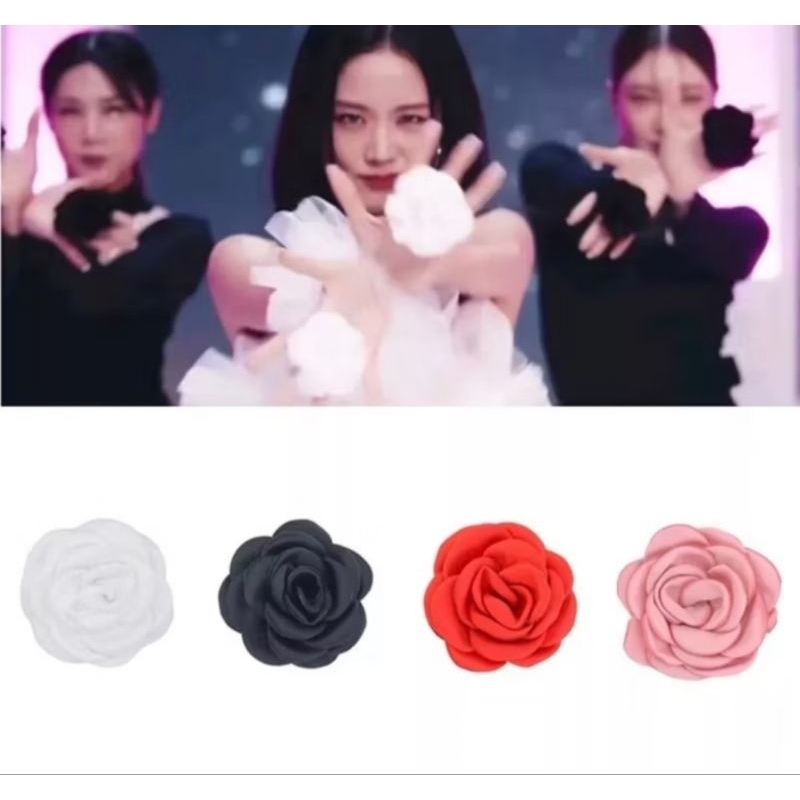 MAWAR (1 ชิ้น) แหวนดอกไม้ Jisoo | Jisoo Rose Flower Ring KPOP BLACKPINK DANCE Jisoo Blackpink Dance 
