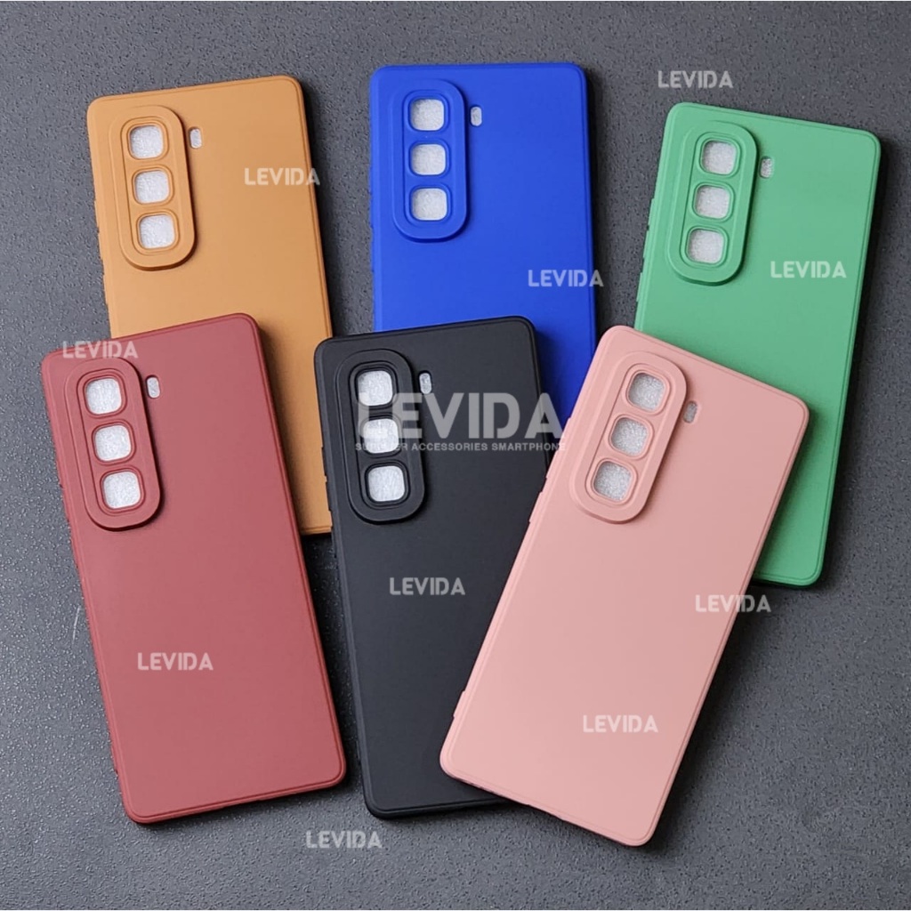 Infinix Hot 50 Pro 5G Infinix Hot 50 Pro Plus case Pro กล้อง Macaron Color Case Infinix Hot 50 Pro 5