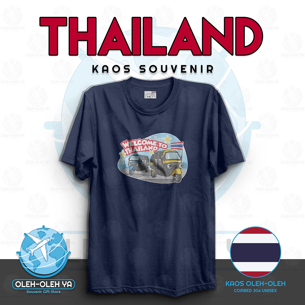 ของที่ระลึก YA T-Shirt ของที่ระลึก T-Shirt ของที่ระลึก T-Shirt Bangkok Thailand Tuk Tuk Street Tassy