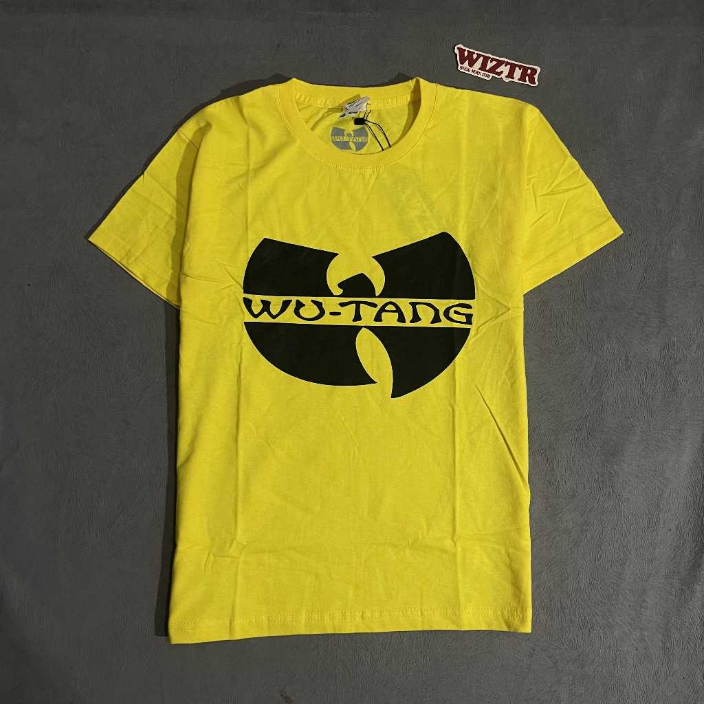 T Shirt Band Official WU TANG CLAN - LOGO KIDS (สีเหลือง) ต้นฉบับ