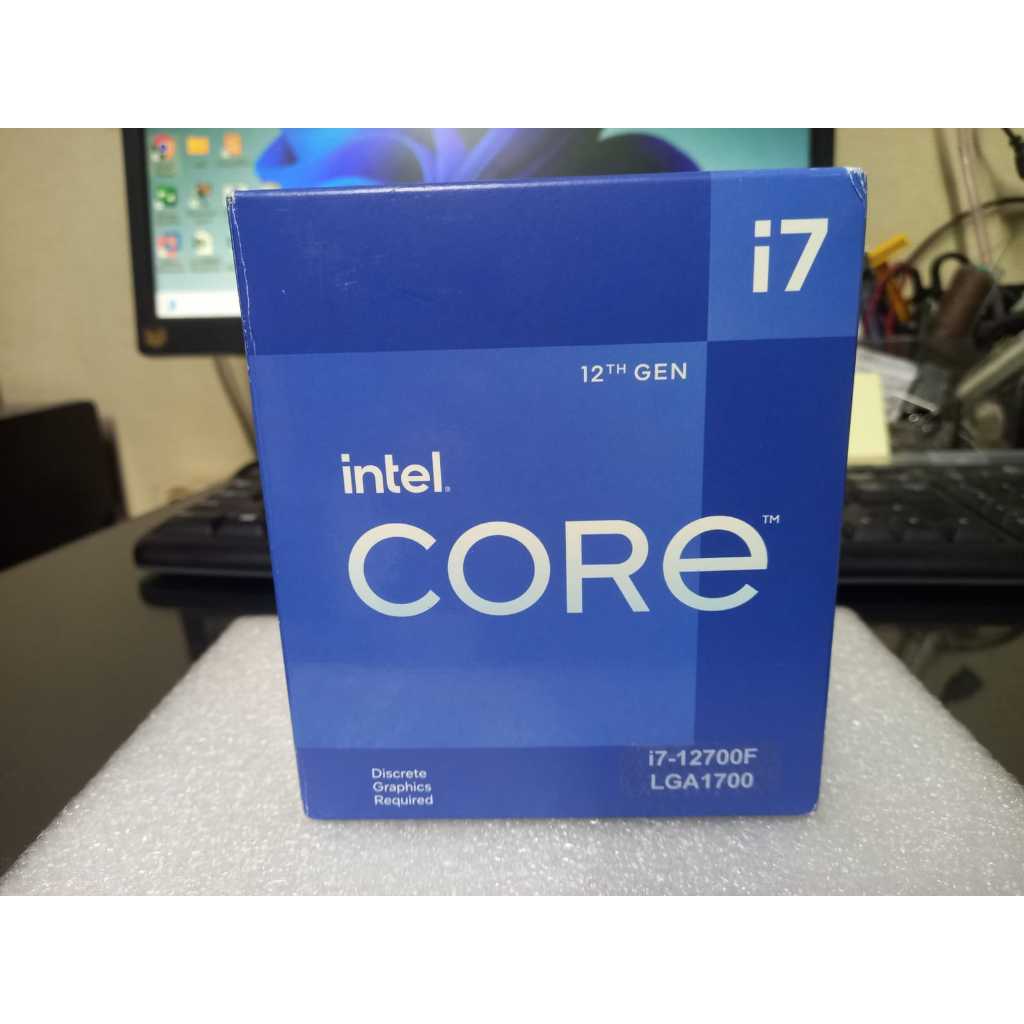 กล่อง/กล่อง + พัดลม Intel Core i7 12700f LGA 1700 (เดิม)