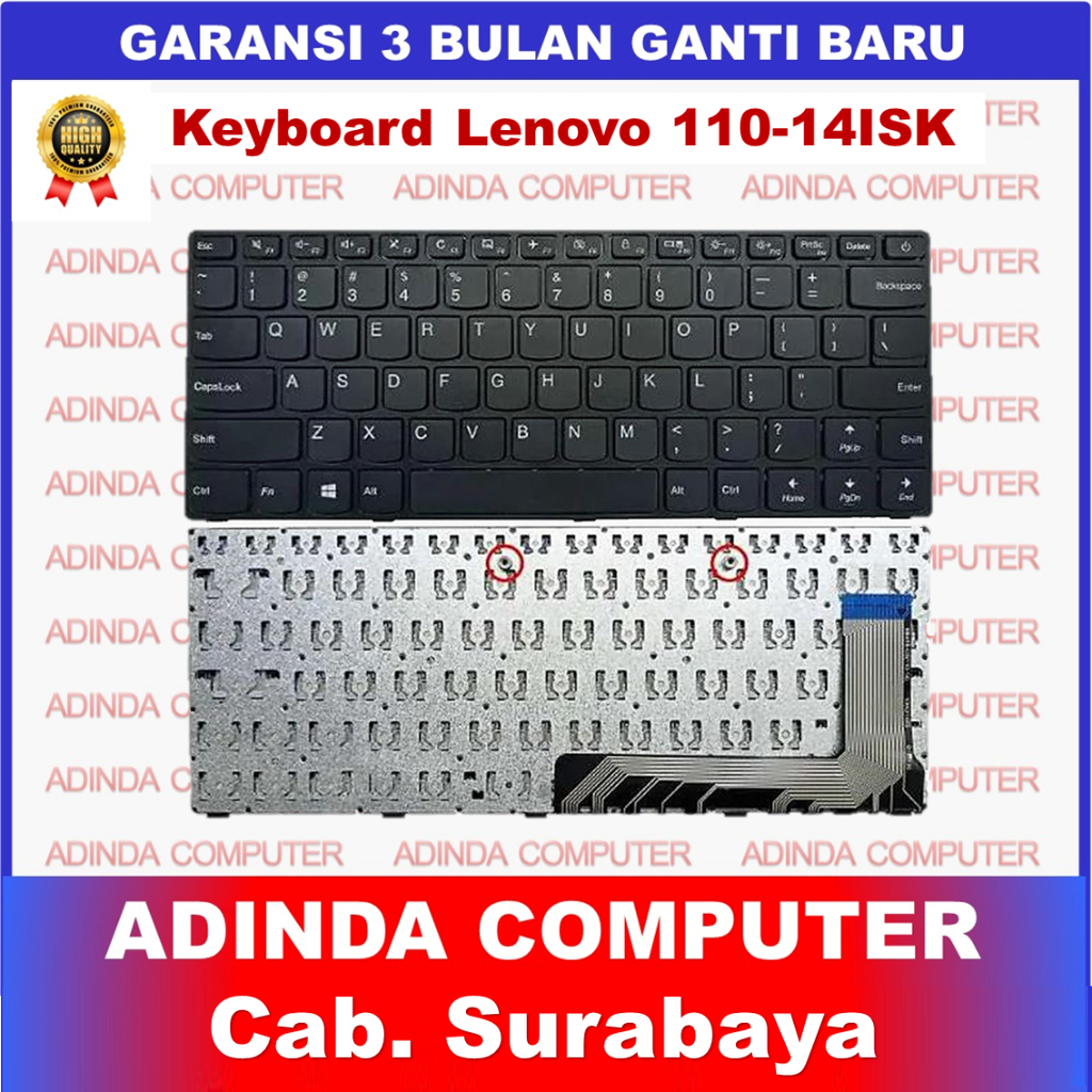 แป้นพิมพ์ Lenovo Ideapad 110-14ISK 110-14 ISK