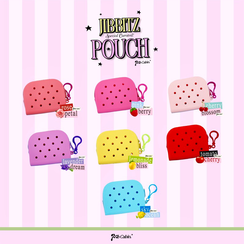 Jibbitz Pouch Coin Pouch Rubber