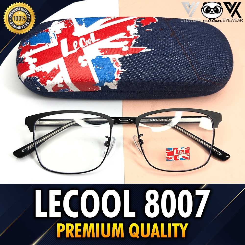 พรีเมี่ยม LeCool 8007 แว่นตานําเข้า Photochromic Sunglass Blueray Bluecromic MINUS/PLUS/CYLINDER (ผู