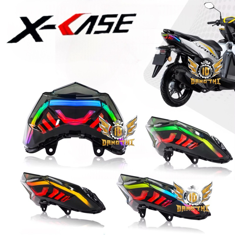 Stoplamp Vario 125/150 เก่า Xcase Rgb 256 โหมด 2015-2017 Stop Lamp Vario 125 150 เก่า 3in1 Plus ไฟเลี้ยวรับประกัน 1 ปี