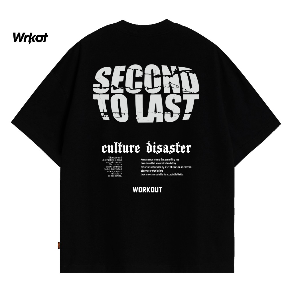 [HOT] Workwear Streetwear Kaos Tshirt Basic SECOND TO LAST Limited Edition