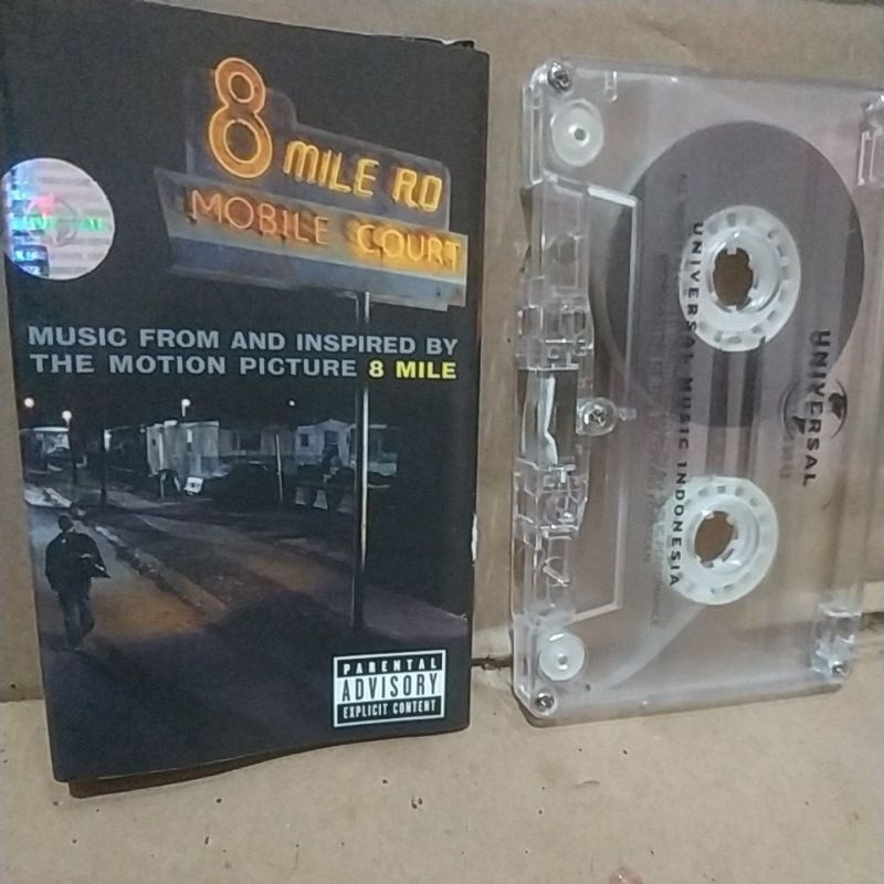 Eminem Cassette Tape- ดนตรีจากและแรงบันดาลใจจากภาพการเคลื่อนไหว 8 Miles