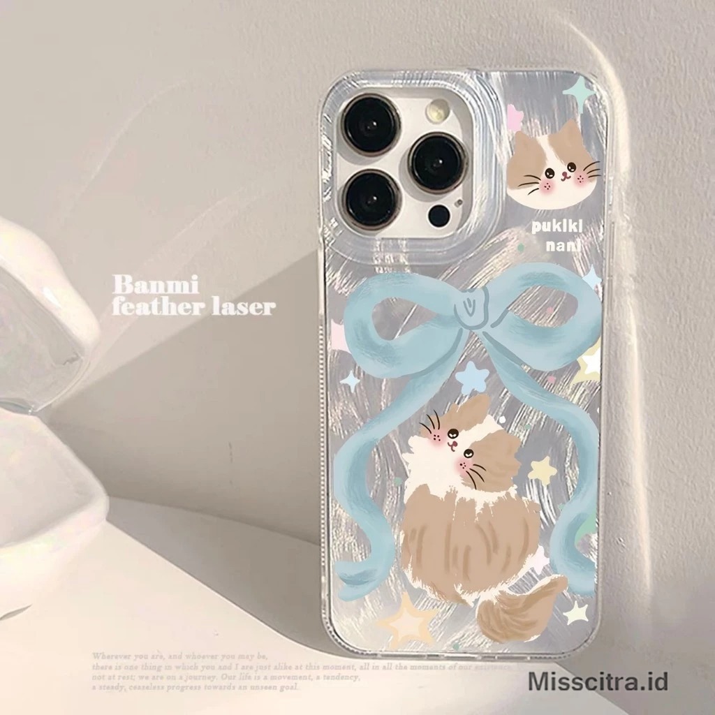YX186 SOFTCASE CASING SWEETIE CAT COMPATIBLE สําหรับ REALME 5 5i 9i 11 14 15 C1 C2 C11 C12 C15 C17 C