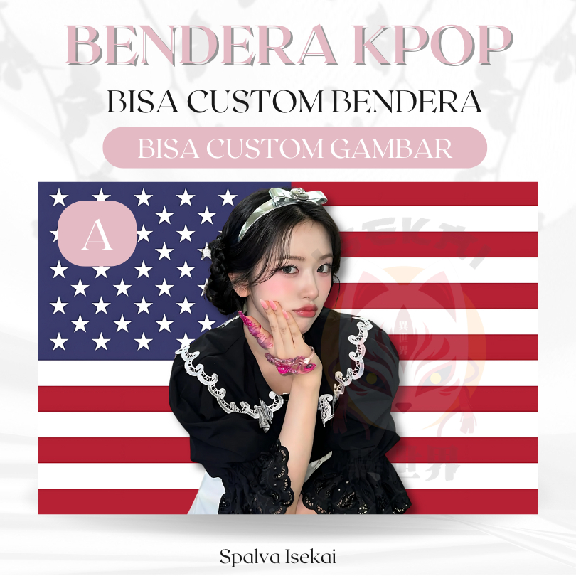 KPOP YUJIN IVE Flag / KPOP Flag / KPOP AMERICAN Flag / KPOP Tapestry / Tapestry Kpop