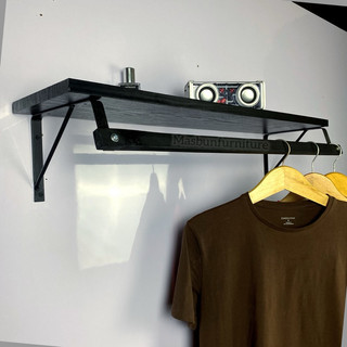 Rak Gantungan Baju Ukuran 75x20cm Gantungan Baju Besi