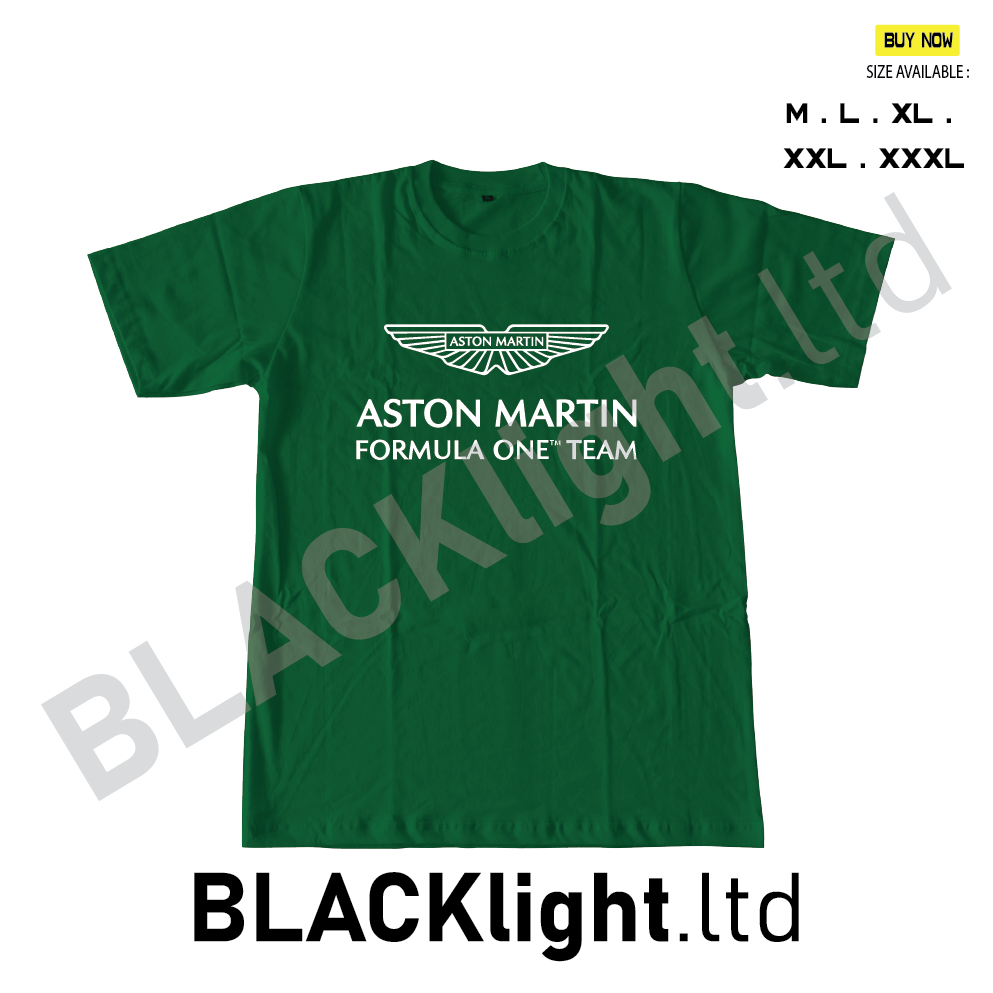 Formula 1 F1 เสื้อยืด Aston Martin Formula One Team Premium Cotton Combed
