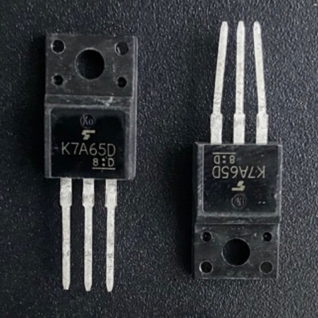 MOSFET N-CHANNEL 2SK K7A65D 7A65D 7A 650V TO-220F