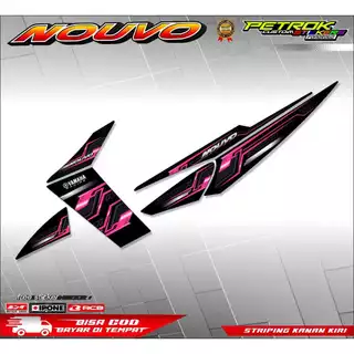 YAMAHA NOUVO VARIATION STRIPING / YAMAHA NOUVO MOTORCYCLE VARIATION STICKER LIST