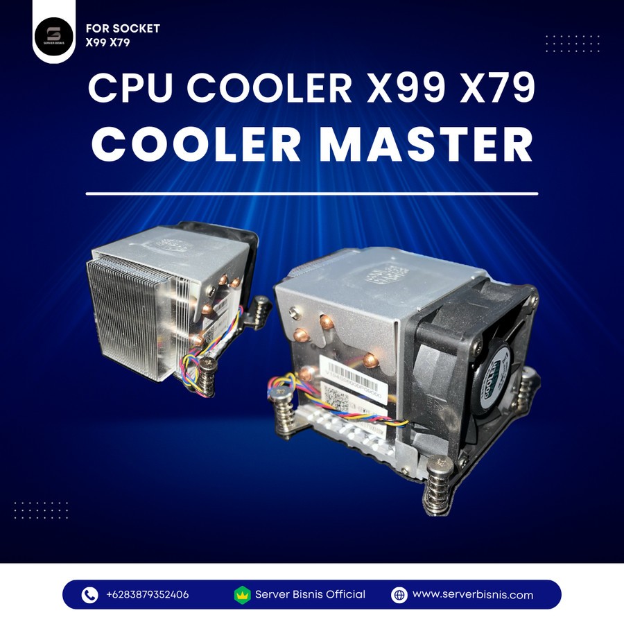 Cooler Master CPU Fan Cooler ฮีทซิงค์ 2U X99 X79 LGA2011 LGA2011-3