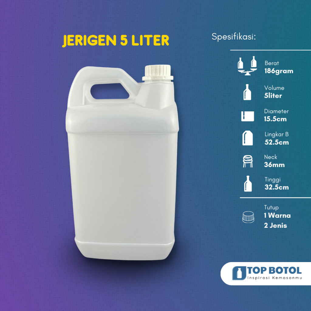 5 ลิตร JERRY CAN + LID น้ํามันใหม่ JERRY CAN อาหารทดลองใหม่เกรด 5L JERRY CAN 5 ลิตร HONEY JERRY CAN 