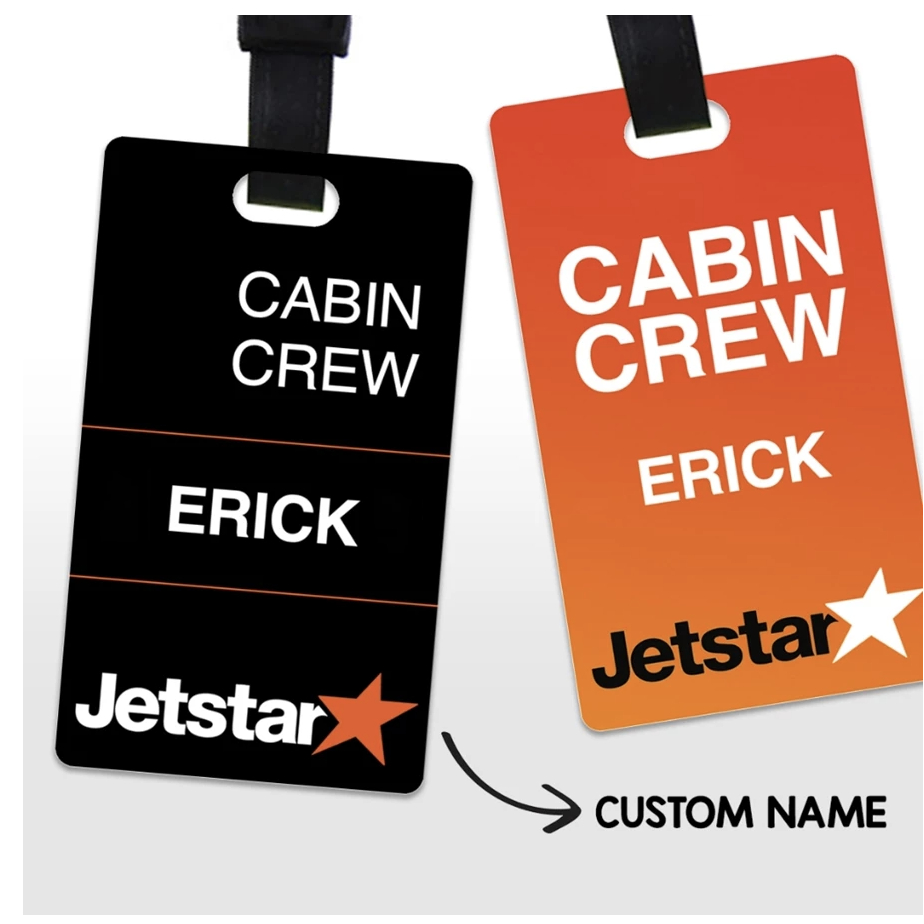 GANTUNGAN Jetstar ที่แขวนกระเป๋า Unofficial พวงกุญแจกระเป๋าเดินทางแท็ก