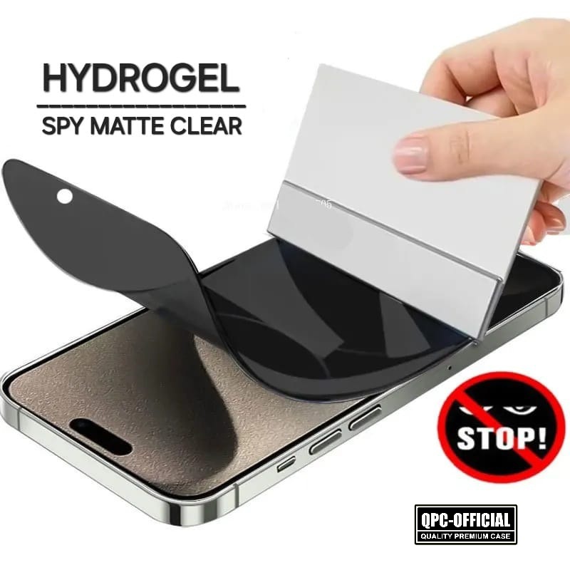 ป้องกันรอยขีดข่วนความเป็นส่วนตัว Spy Matte Anti-Intip Hydrogel Anti-Scratch Clear Honor 400 Lite 5G Honor 400 5G Honor Magic V3 Honor X9C 5G Honor 200 Pro 5G Honor 7S Honor 8A Honor 10 Lite Honor 7A Honor 7X Honor 7A Honor 7X Honor 7A Honor 7A Honor 7A Ho