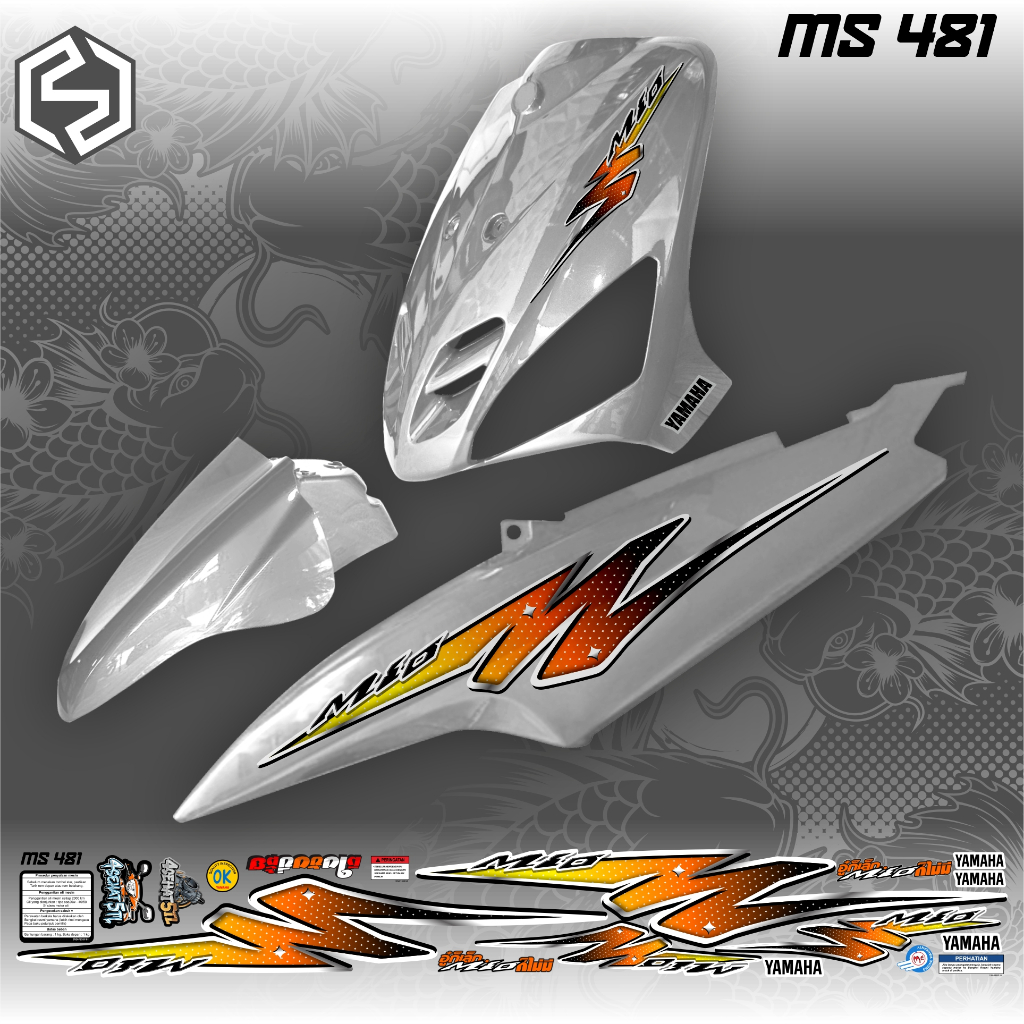 STRIPING MIO SPORTY mio smile graphic variation thailand MS 479 / MS 487