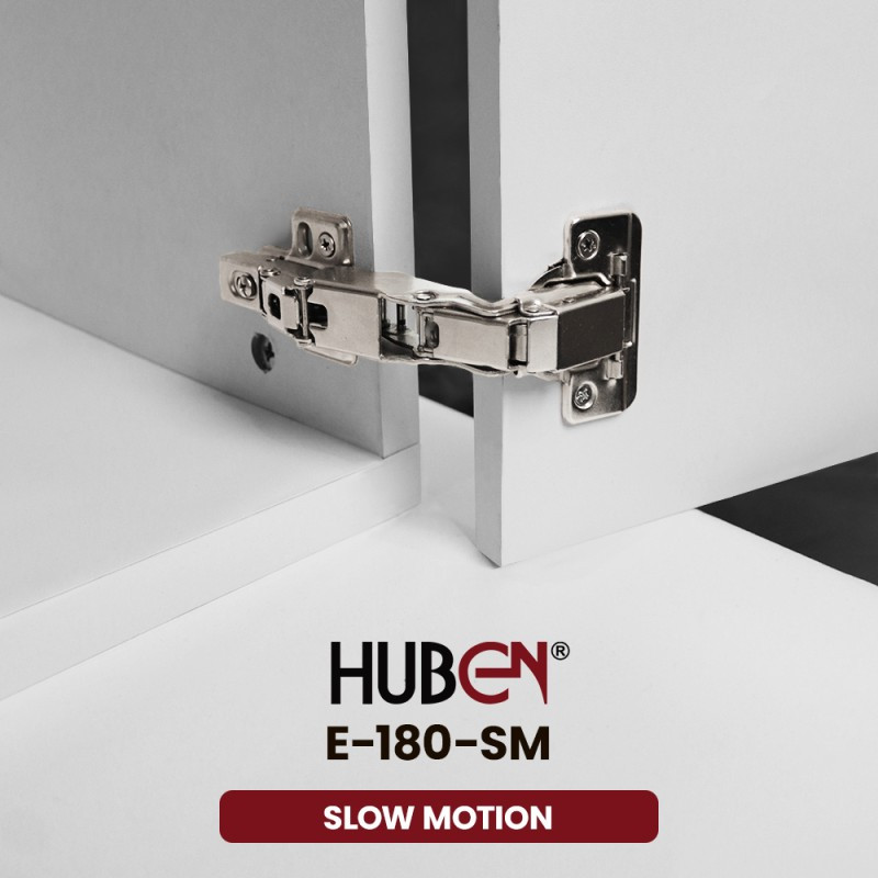 E-180-SM 0 (STRAIGHT) - HUBEN / 168 DEGREE STRAIGHT SLOW MOTION SPOON HINGE