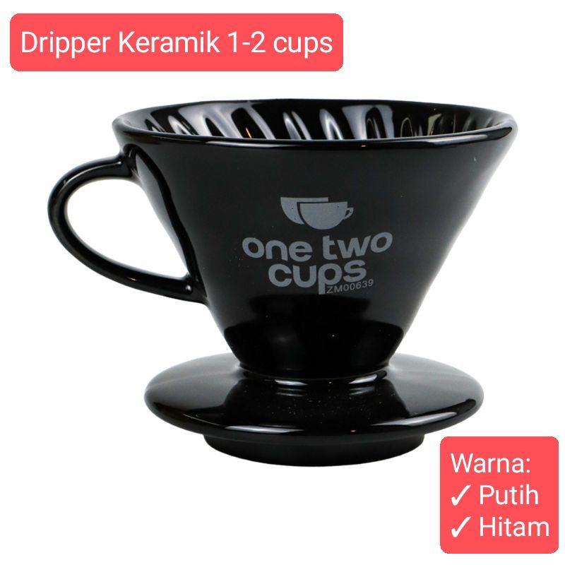 ขาย V60 COFFEE DRIPPER 1-2 ถ้วยเซรามิค/ V60 COFFEE FILTER 1-2 ถ้วย