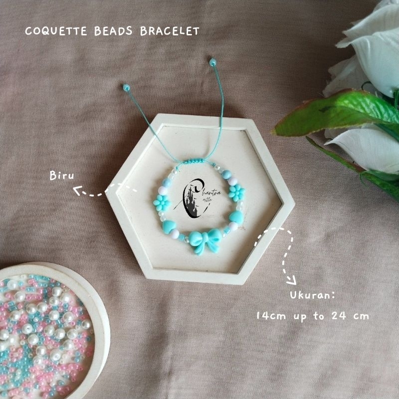 [CHANTRA CASTLE] COQUETTE BEADS BRACELET