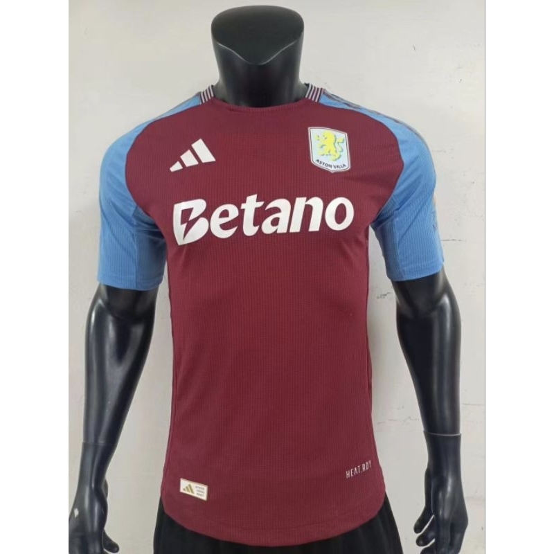 Aston VILLA HOME PI PLAYER ISSUE HQ IMPRT เสื้อฟุตบอล