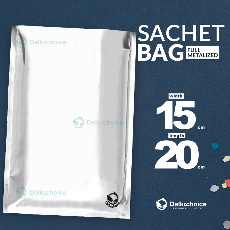SACHET PACKAGING (15 x 20) แทนการฟอยล์อลูมิเนียม 100 ชิ้น ซอง
