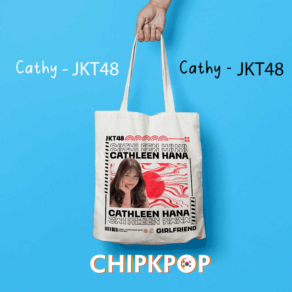 [CATHY SET PACKAGE] [JKT48] I OSHI CATHY JKT 48 FANMADE TOTEBAG I JKT 48 OSHI CATHY I CATHY JKT 48 W