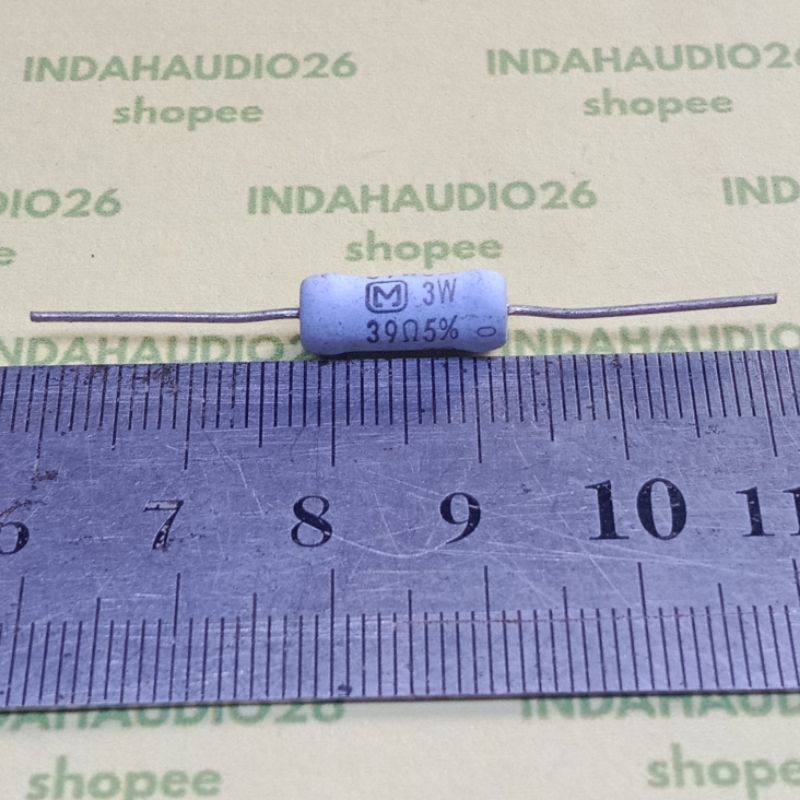 PANASONIC 39R 3w 5% ทองแดงฟุต 39 โอห์ม ตัวต้านทาน 39r 3w 3w 3w 3w วัตต์ญี่ปุ่น